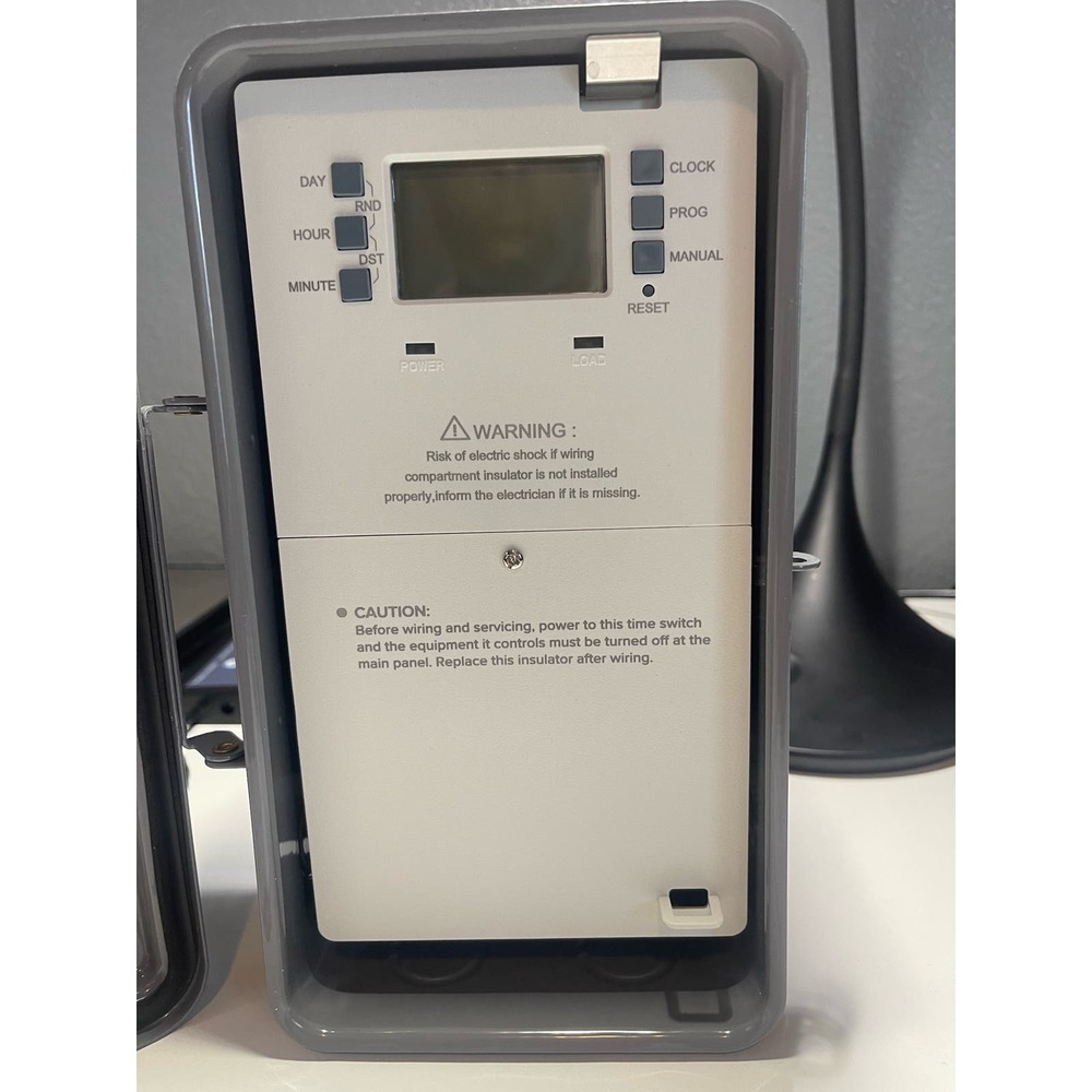 Suraielec Pool Timer Switch, 7-Day 24 Hour Digital 120, 240, Gray...Model# T101D